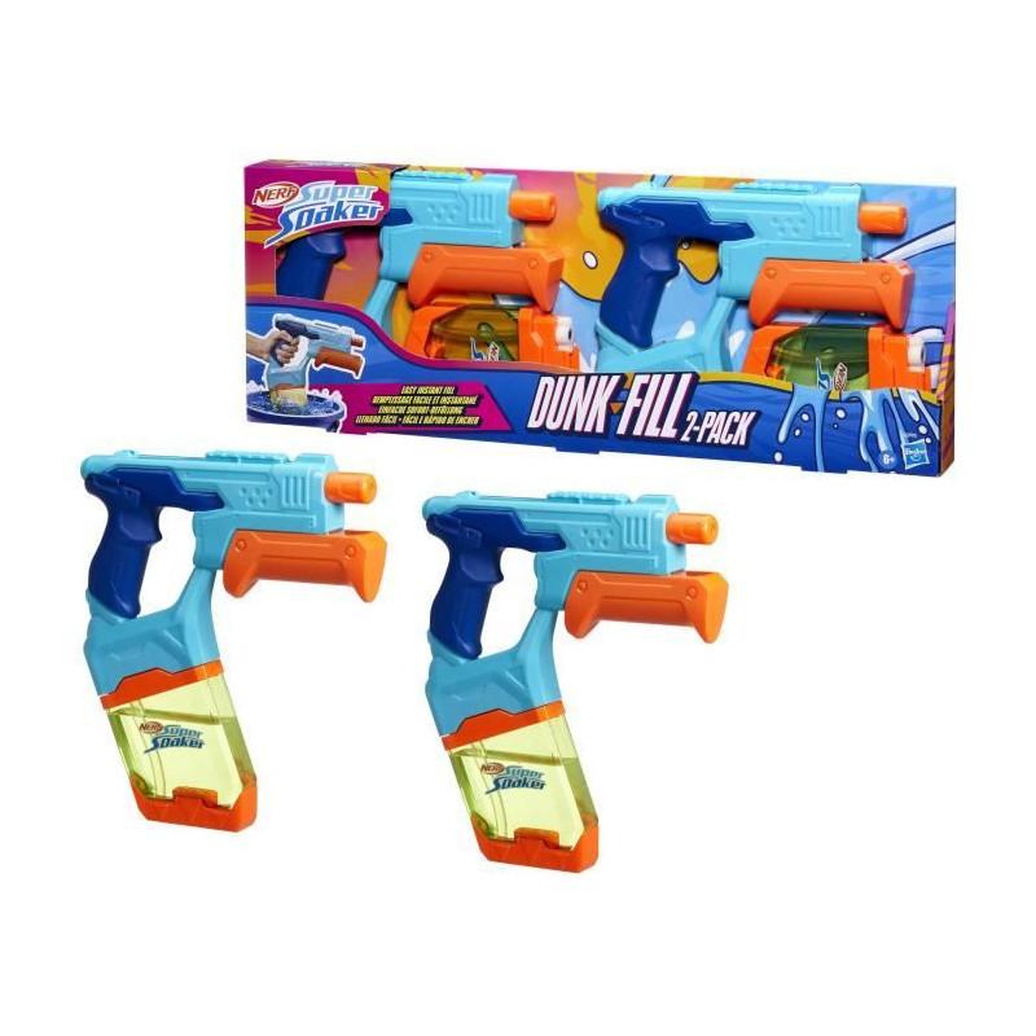 Voir la diapositive 2 : Nerf NER SOA DUNK FILL 2 PK