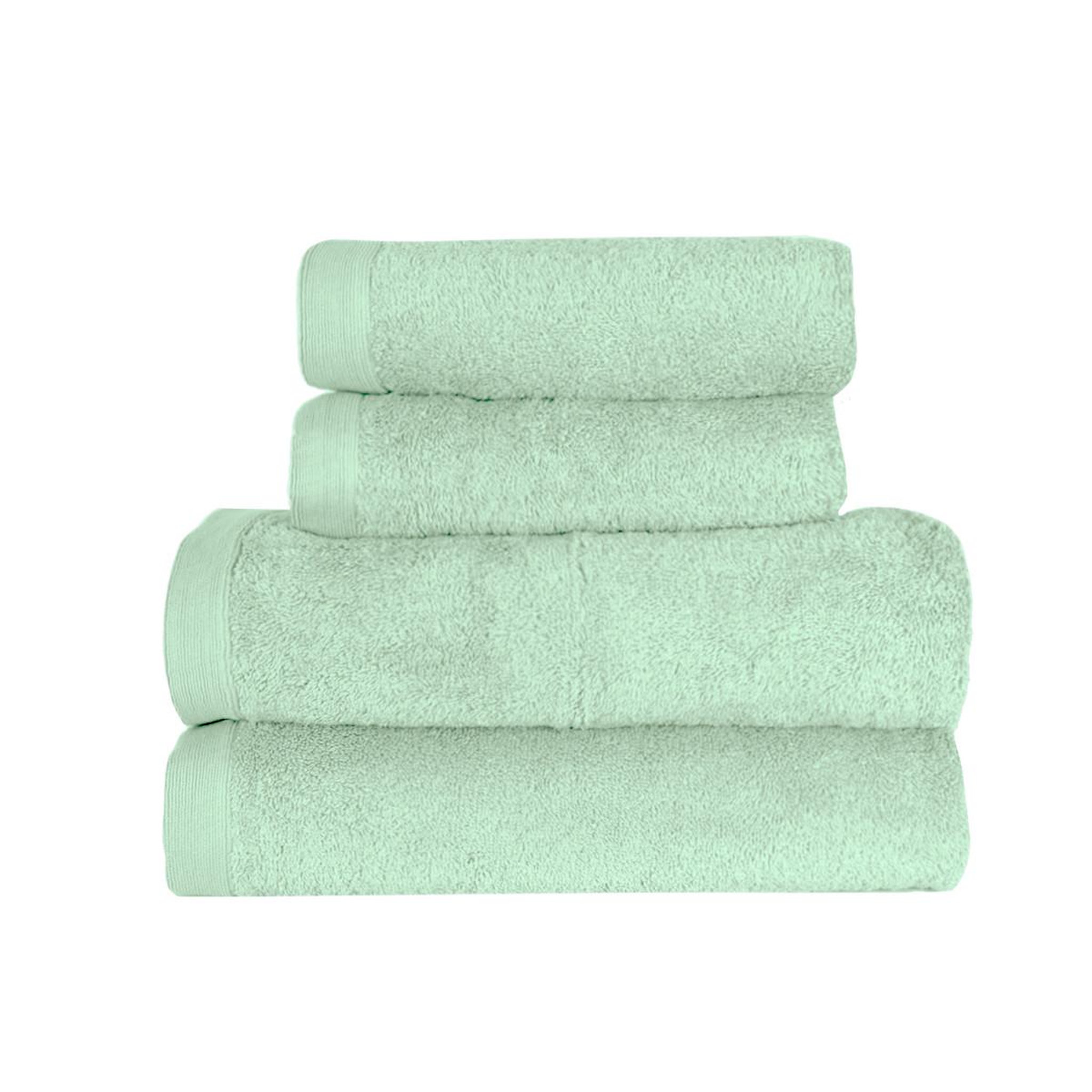 Voir la diapositive 5 : Sensei Maison Ensemble de bain 4 pièces 500 g/m² STUDIO (2 draps de bain + 2 serviettes de toilette)