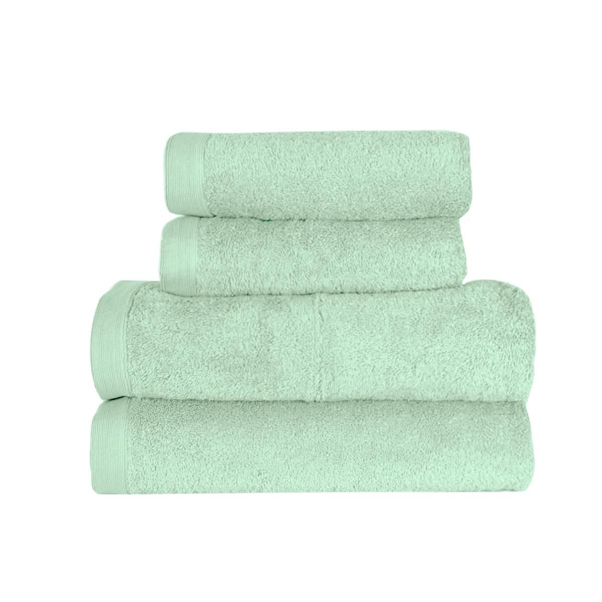 Sensei Maison Ensemble de bain 4 pièces 500 g/m² STUDIO (2 draps de bain + 2 serviettes de toilette)