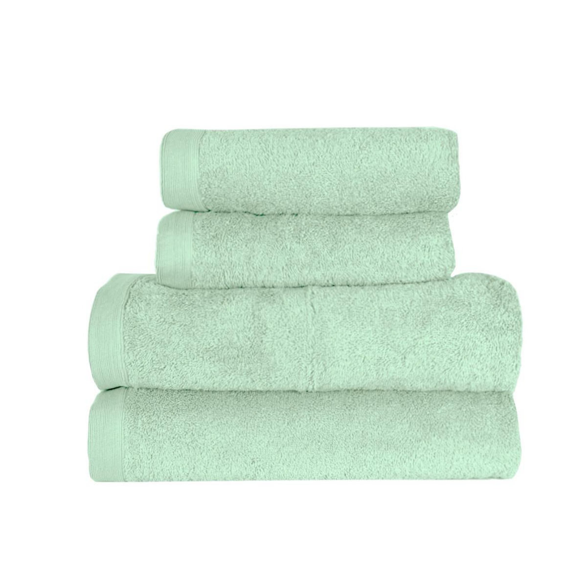 Sensei Maison Ensemble de bain 4 pièces 500 g/m² STUDIO (2 draps de bain + 2 serviettes de toilette)