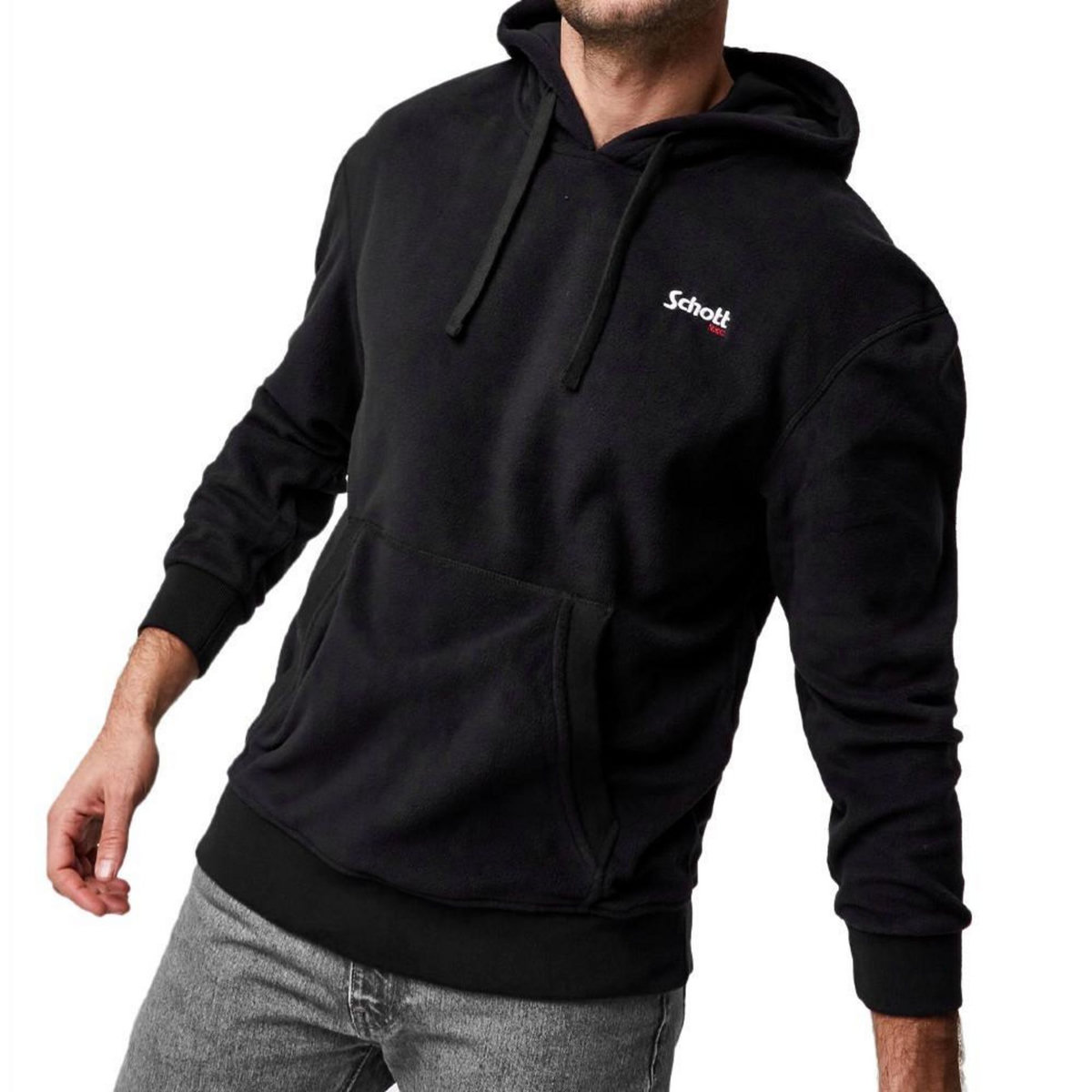 Schott Sweat à capuche  Homme Schott Micro Polar