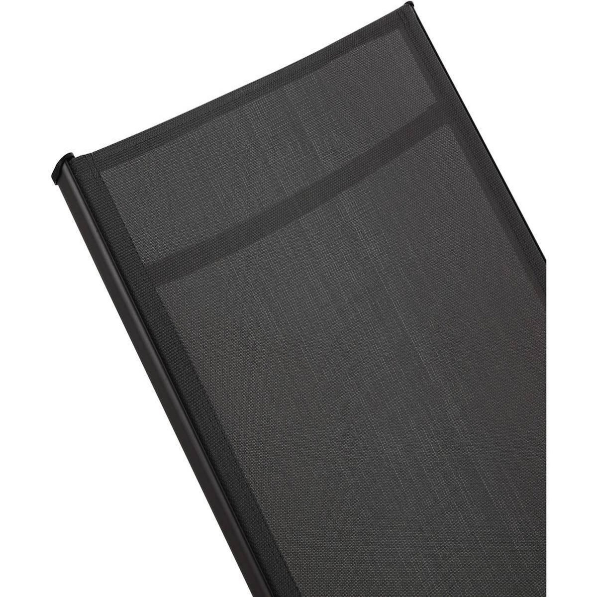 Habitat et Jardin Lot de 2 Bains de soleil en métal  Farniente - Gris