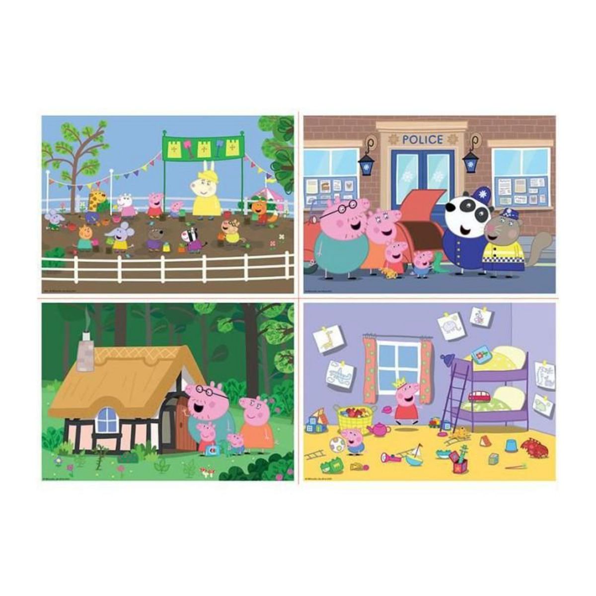 EDUCA MULTI 4 JUNIOR PEPPA PIG - 4 puzzles progressifs