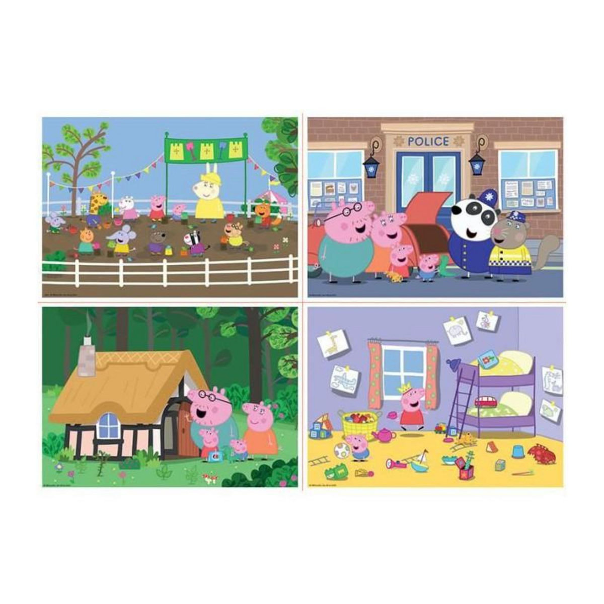 EDUCA MULTI 4 JUNIOR PEPPA PIG - 4 puzzles progressifs