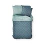 Voir la diapositive 3 : TODAY Parure housse de couette en coton 57 fils MAUD