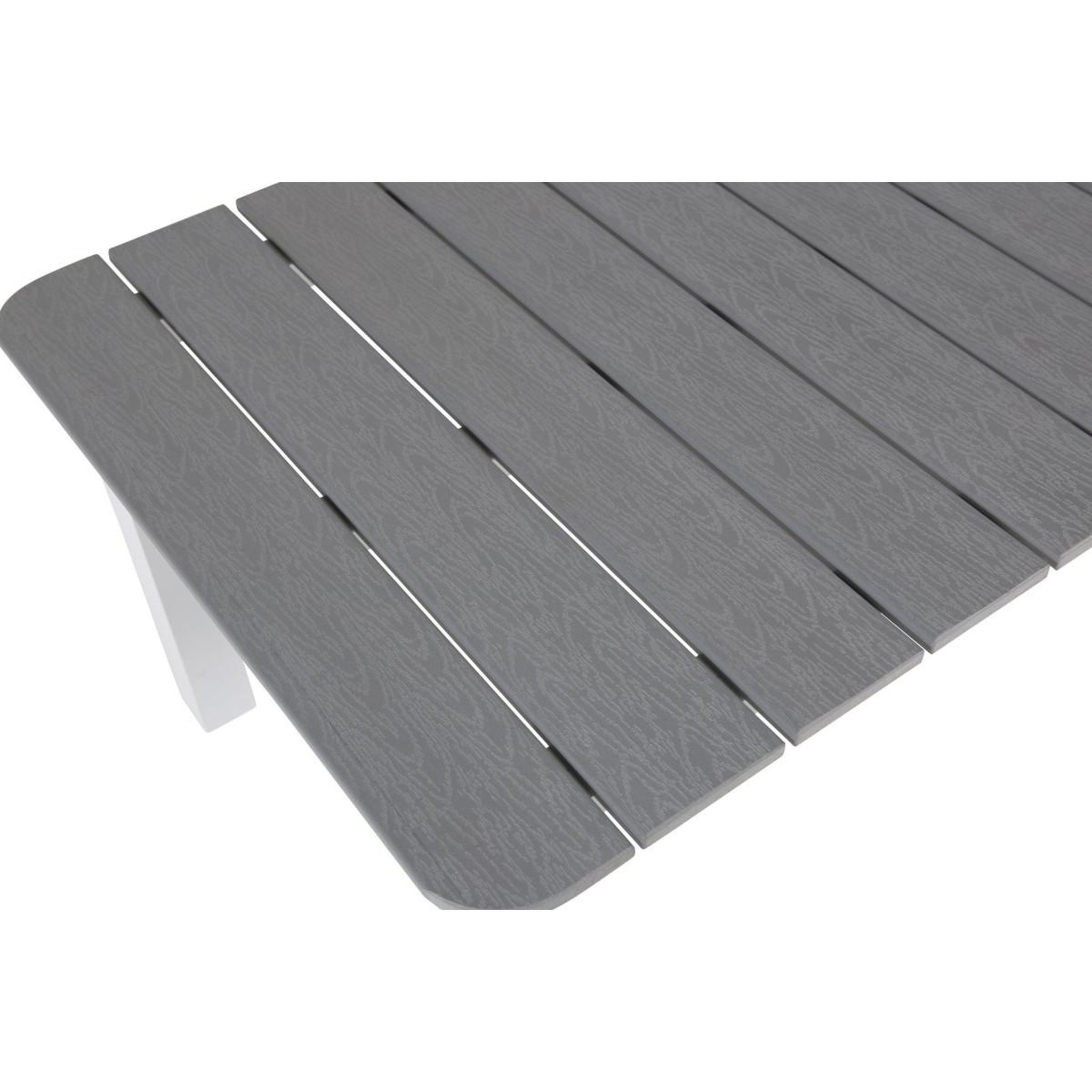 Voir la diapositive 3 : Paris Prix Table basse de jardin  parma  110cm gris