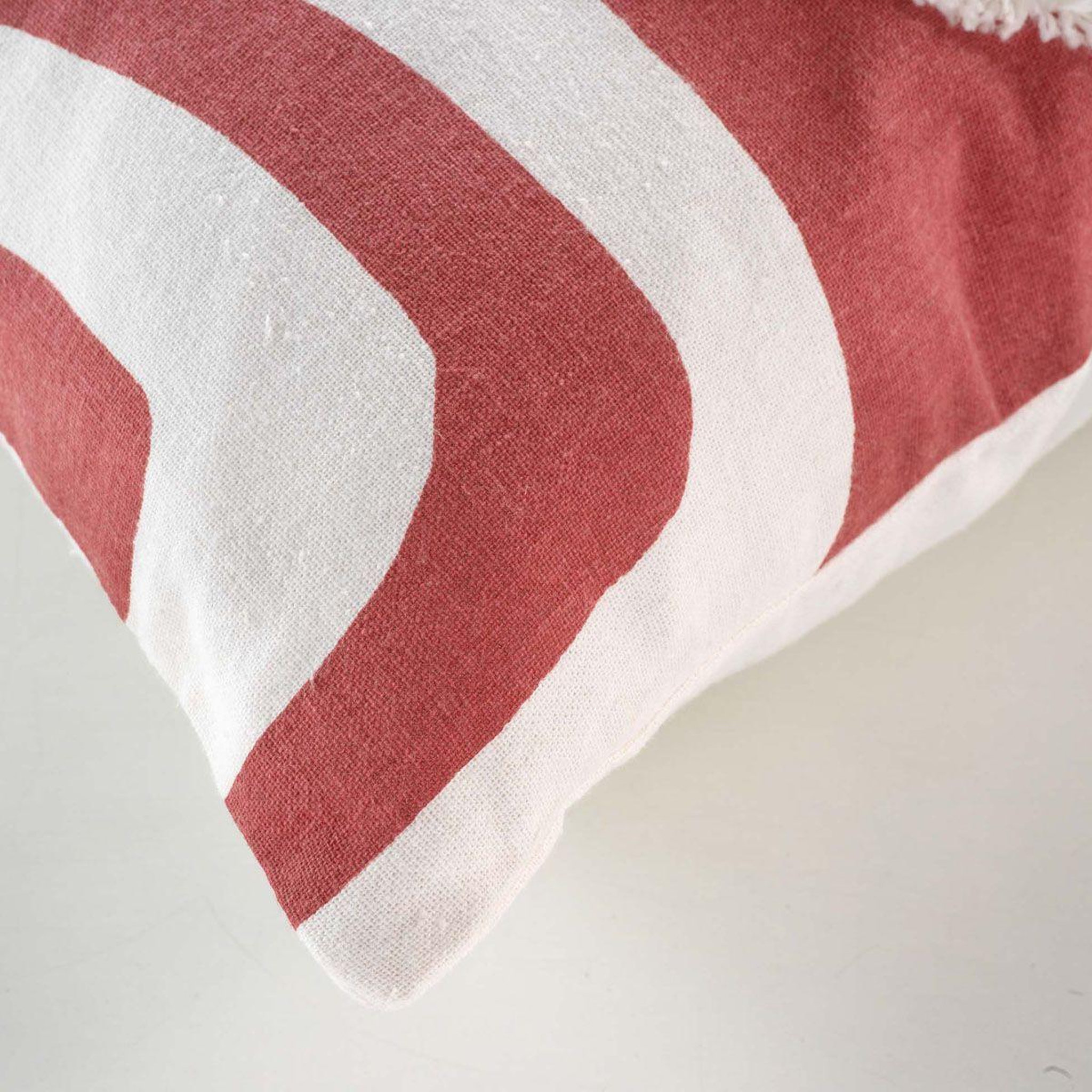 Voir la diapositive 3 : Douceur d'Intérieur Housse de coussin déco  mirade  40x40cm terracotta