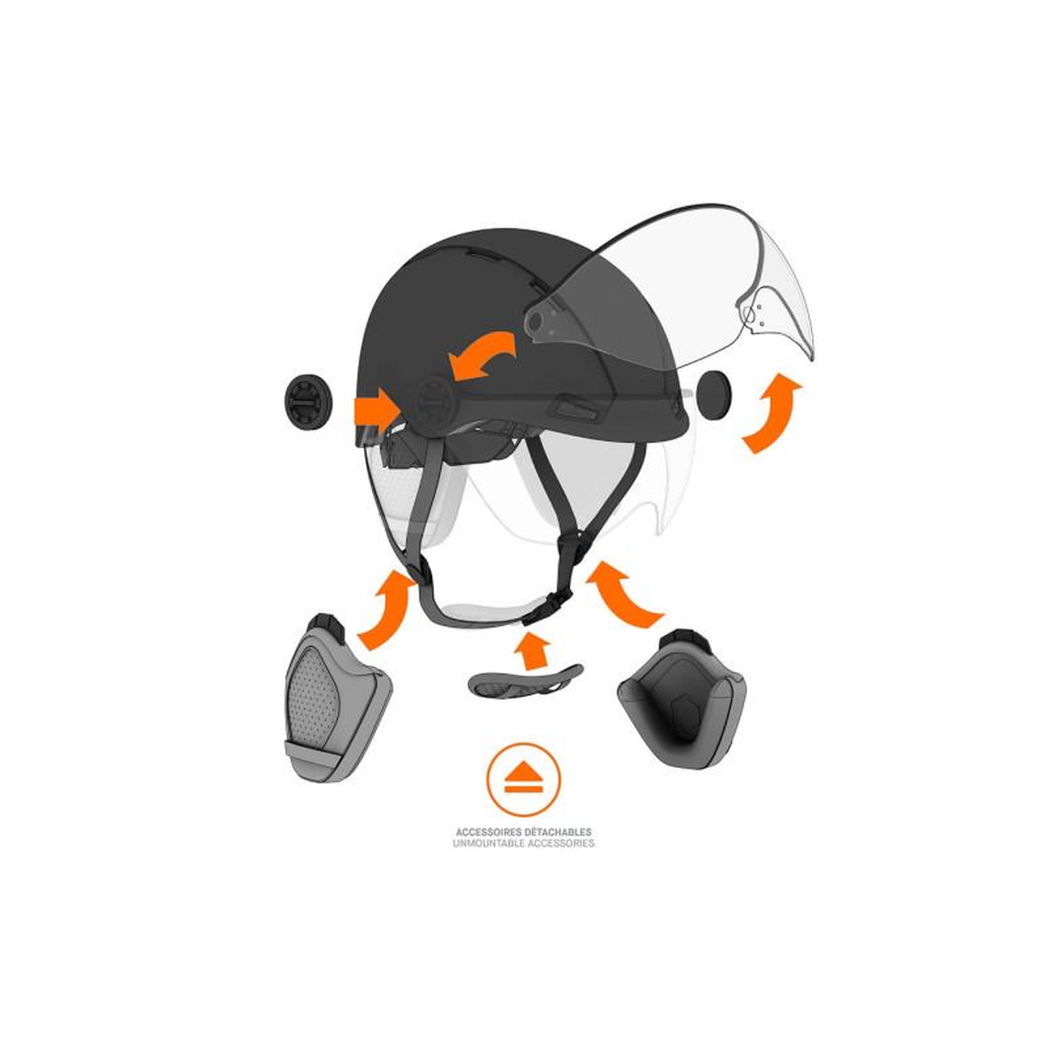 Voir la diapositive 6 : CASR Casque Style Gris taille M
