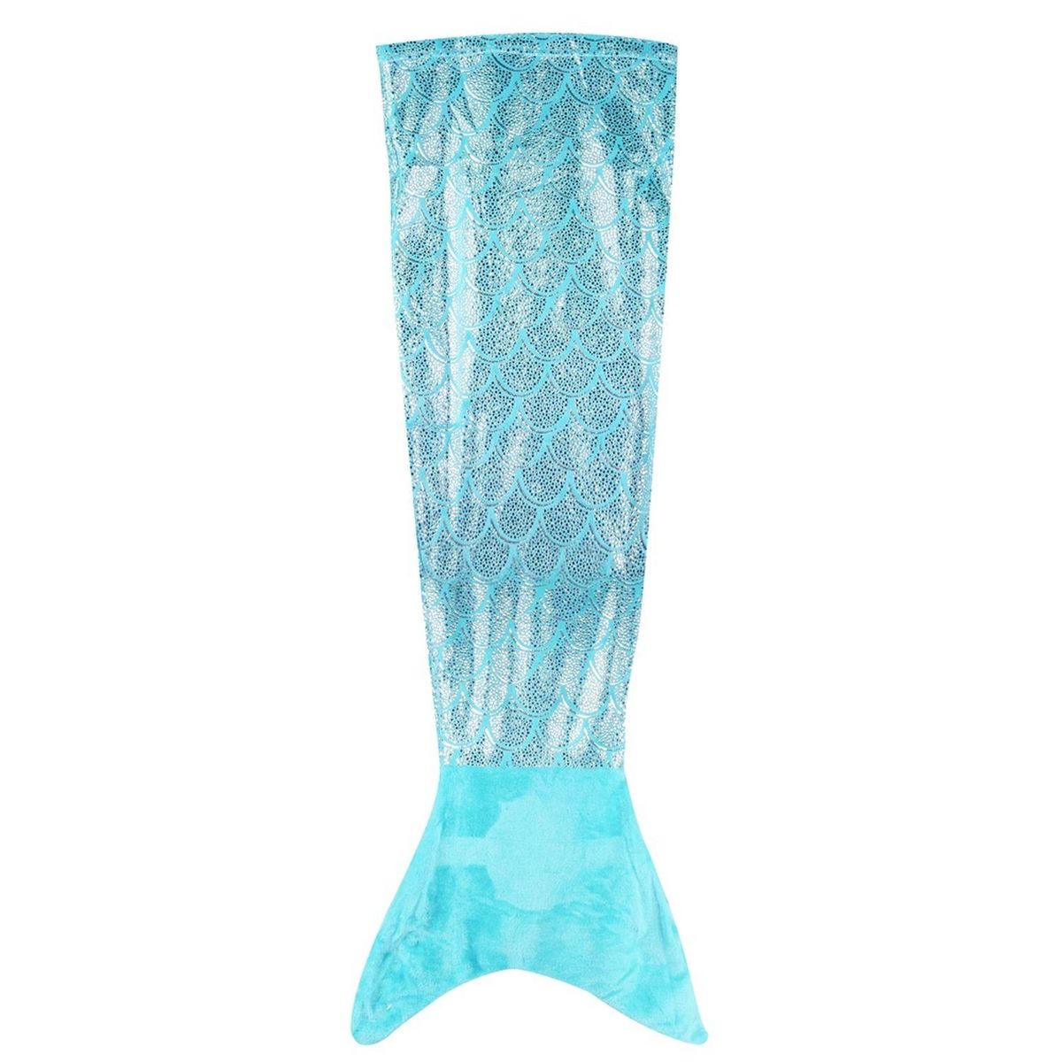 Hello Kids Plaid sirène effet paillette - Diam. 56 x L. 132 cm