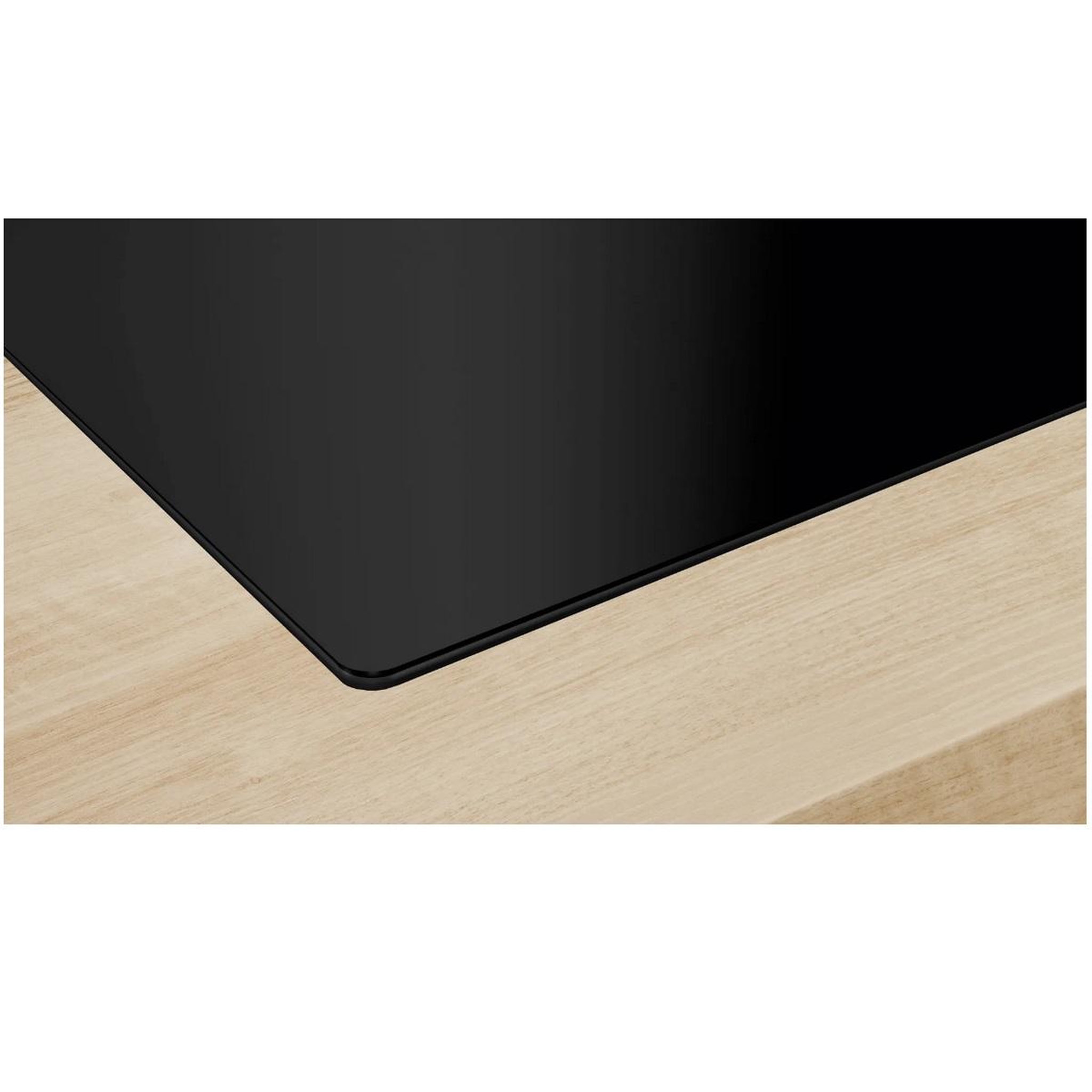Voir la diapositive 4 : BOSCH Table de cuisson aspirante induction 4 feux 7400w noir - PVQ811H26E