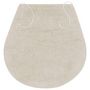 Voir la diapositive 3 : VIDAXL Jeu de tapis de salle de bain 3 pcs Tissu Blanc