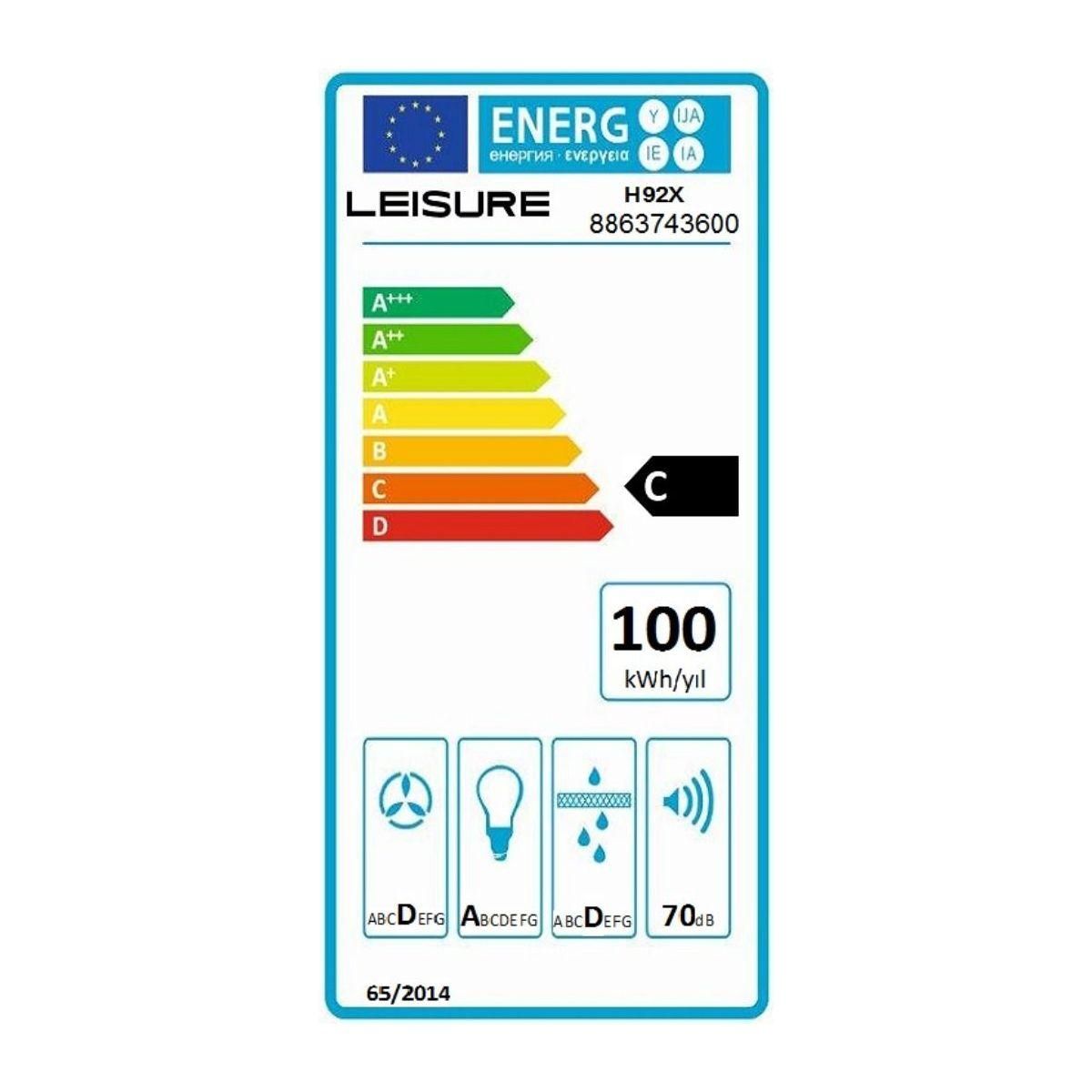 Leisure Hotte décorative murale H92X