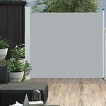 VIDAXL Auvent lateral retractable de patio 170x300 cm Gris