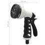 Voir la diapositive 6 : VIDAXL Ensemble de pistolets d'arrosage de jardin a 9 fonctions
