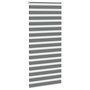 Voir la diapositive 3 : VIDAXL Store zebre gris fonce largeur du tissu 105,9 cm polyester
