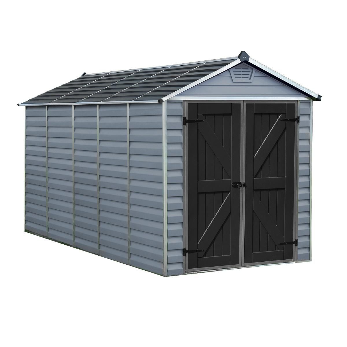 Canopia by PALRAM Abri de jardin polycarbonate - Avec plancher - 6,6m² - SKYLIGHT