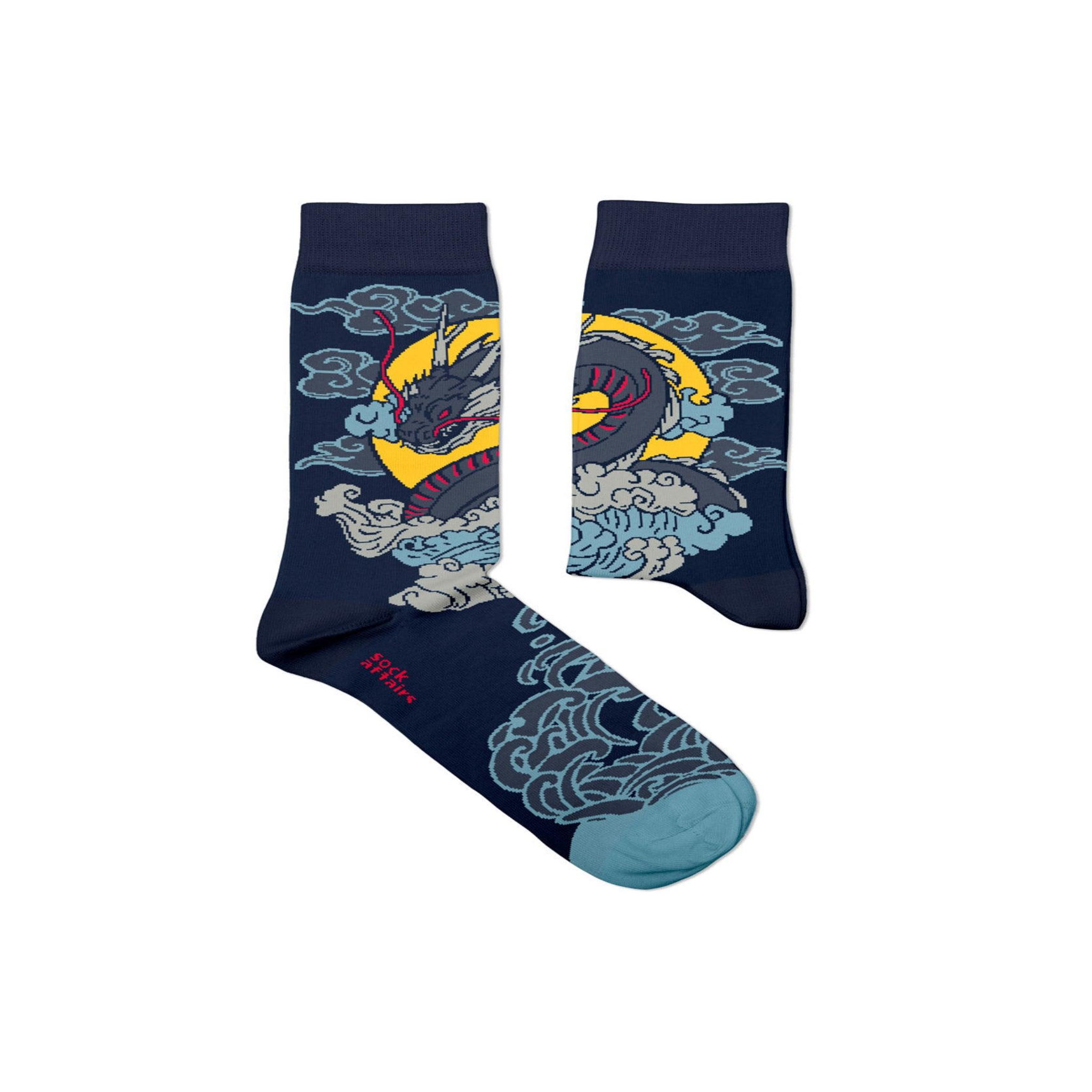 SOCK AFFAIRS Chaussettes sock affairs dragon. Coloris disponibles : Multicolore