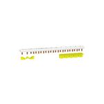 Schneider Electric Peigne monobloc RESI9 1 P + N 63A 13 modules avec cache dents 5m SCHNEIDER ELECTRIC R9PXH213R