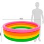 Voir la diapositive 2 : INTEX Piscine gonflable Arc-en-ciel 168x46 cm