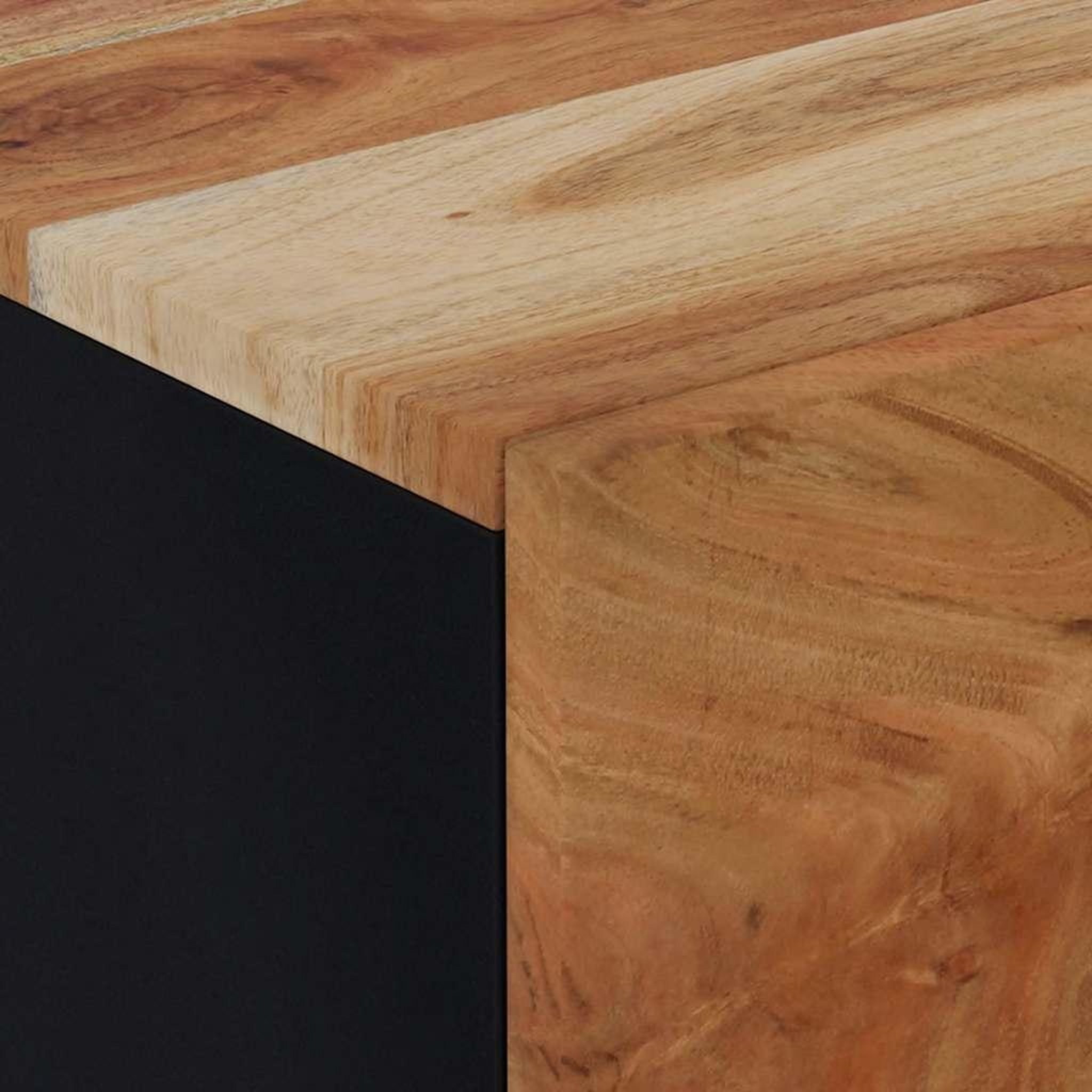 Voir la diapositive 5 : VIDAXL Tables de chevet 2 pcs 40x33x46 cm bois d'acacia massif