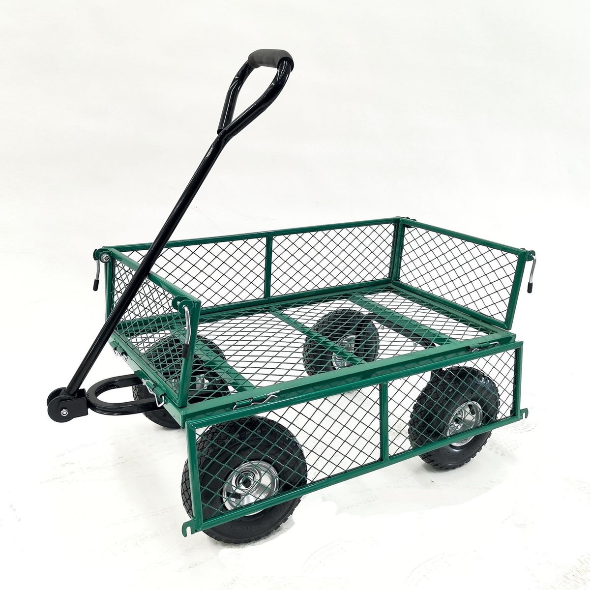 WERKAPRO Chariot remorque grillagé de jardin WERKA PRO  65l