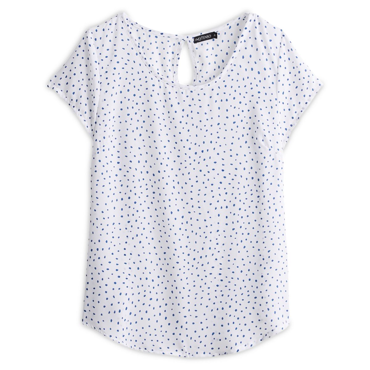 INEXTENSO Blouse manches courtes plumetis femme