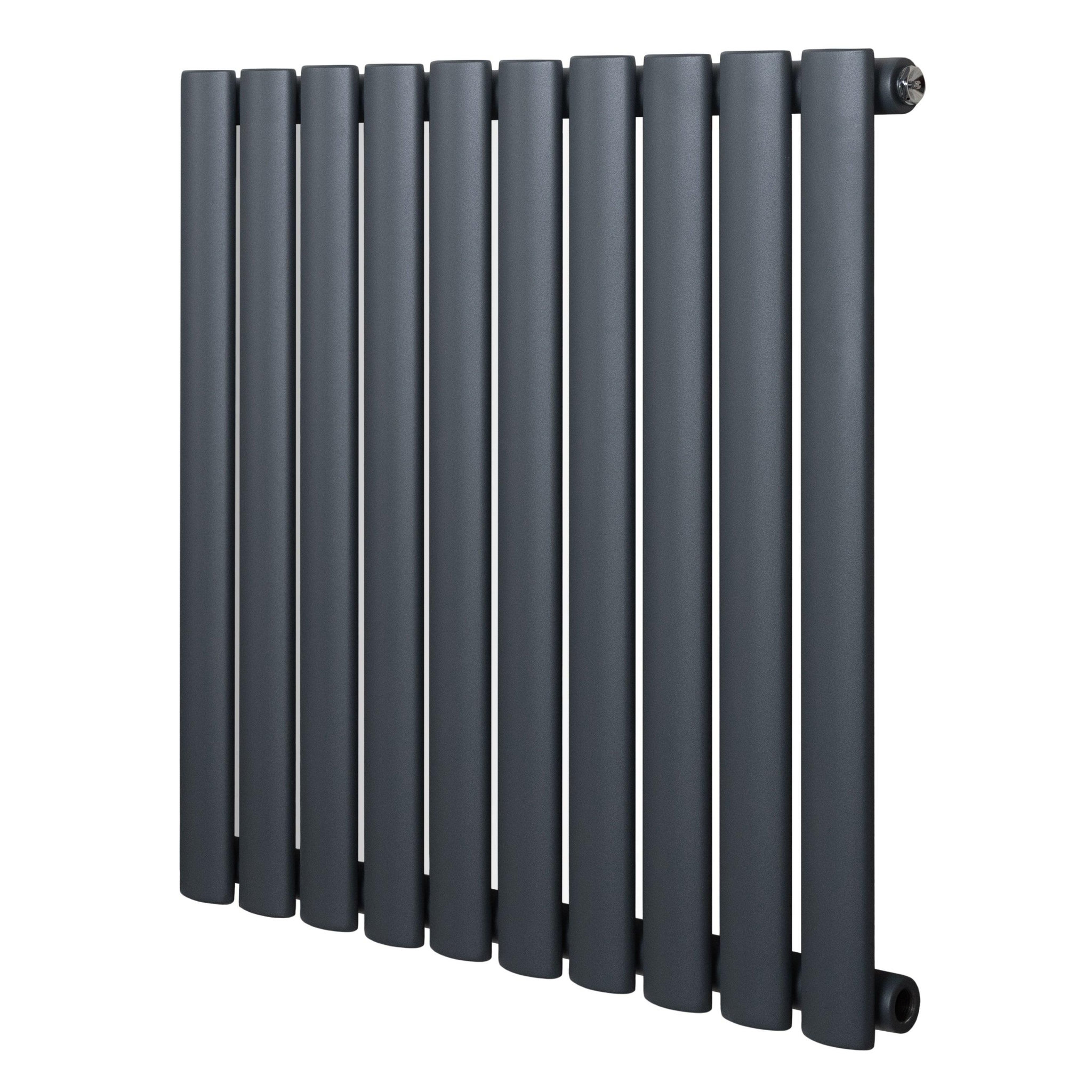 Voir la diapositive 1 : MONSTERSHOP Radiateur à colonnes ovales, 1 panneau - 600 x 600 mm