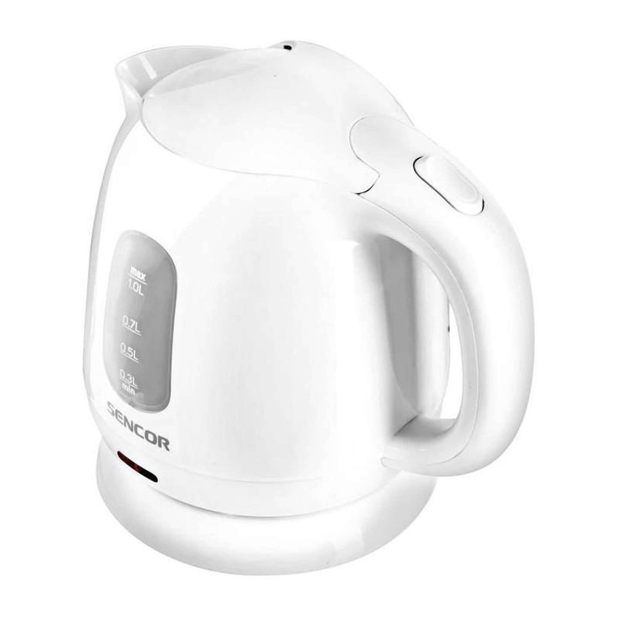 Voir la diapositive 3 : SENCO Bouilloire - SENCOR - SWK 1010WH - 1100 W - 1 L - Blanc