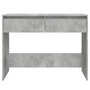 Voir la diapositive 5 : VIDAXL Table console gris beton 100x35x76,5 cm bois d'ingenierie