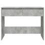 Voir la diapositive 5 : VIDAXL Table console gris beton 100x35x76,5 cm bois d'ingenierie