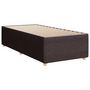 Voir la diapositive 3 : VIDAXL Cadre de lit sans matelas marron fonce 90x200 cm tissu