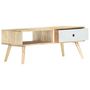 Voir la diapositive 2 : VIDAXL Table basse 90x50x40 cm Bois de manguier massif