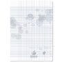 AUCHAN Cahier piqué polypro 21x29,7cm 96 pages grands carreaux Seyes incolore motif ronds