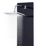 Voir la diapositive 4 : VIDAXL Panneau de douche Verre 25 x 44,6 x 130 cm Noir