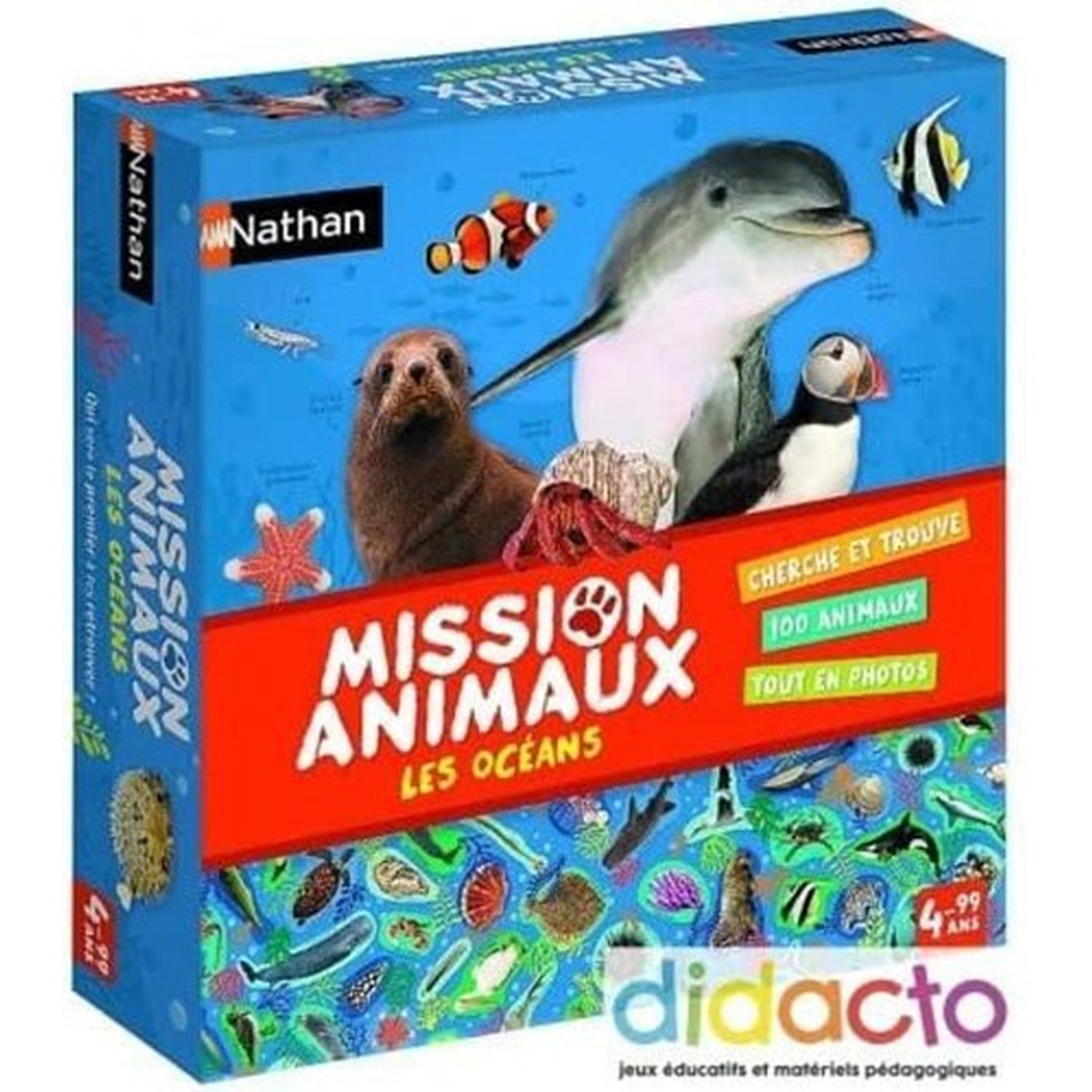 Voir la diapositive 2 : DISET Jeu Mission animaux - Les océans