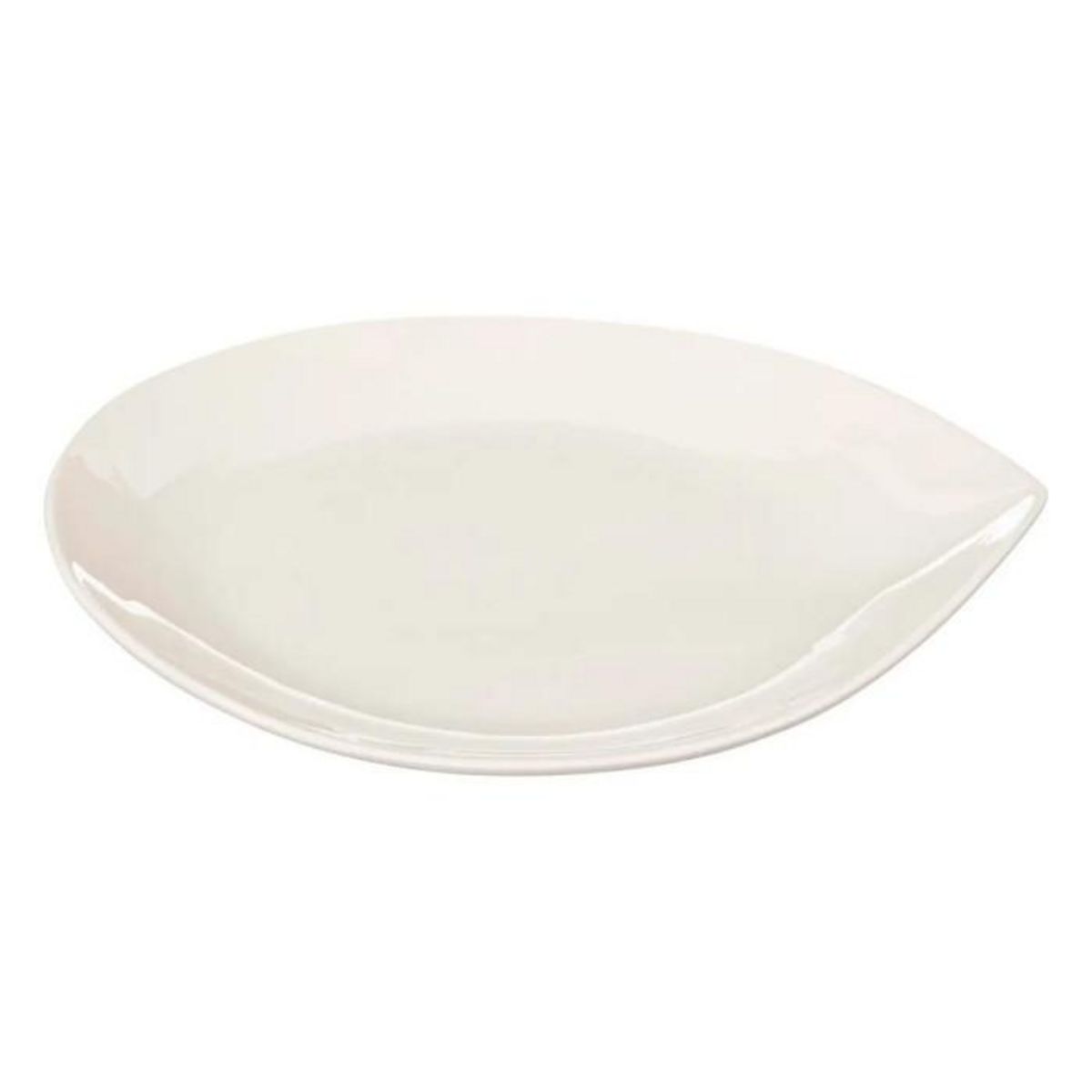 SECRET DE GOURMET Lot de 6 Assiettes à Dessert  Goutte  21cm Blanc