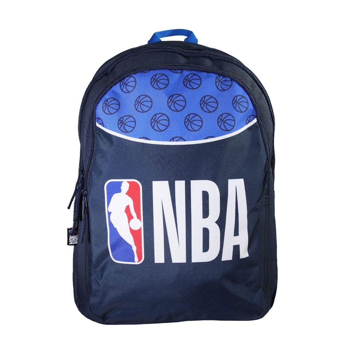 Bagtrotter Bagtrotter - NBA - Basketball - Sac à Dos Scolaire - Marine - 2 Compartiments Zippés - 1 Poche Zippée - 32x16x46cm - Bretelles Matelassées - Dos Matelassé - Matière Polyester - Sac à Dos Scolaire Primaire