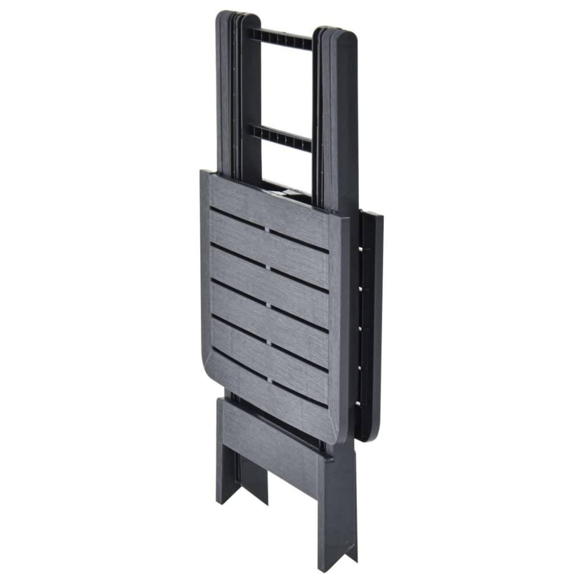 VIDAXL Table pliable de jardin Anthracite 79x72x70 cm Plastique