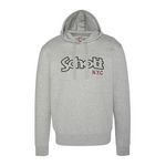 Schott Sweat à capuche  Homme Schott Vintage. Coloris disponibles : Gris