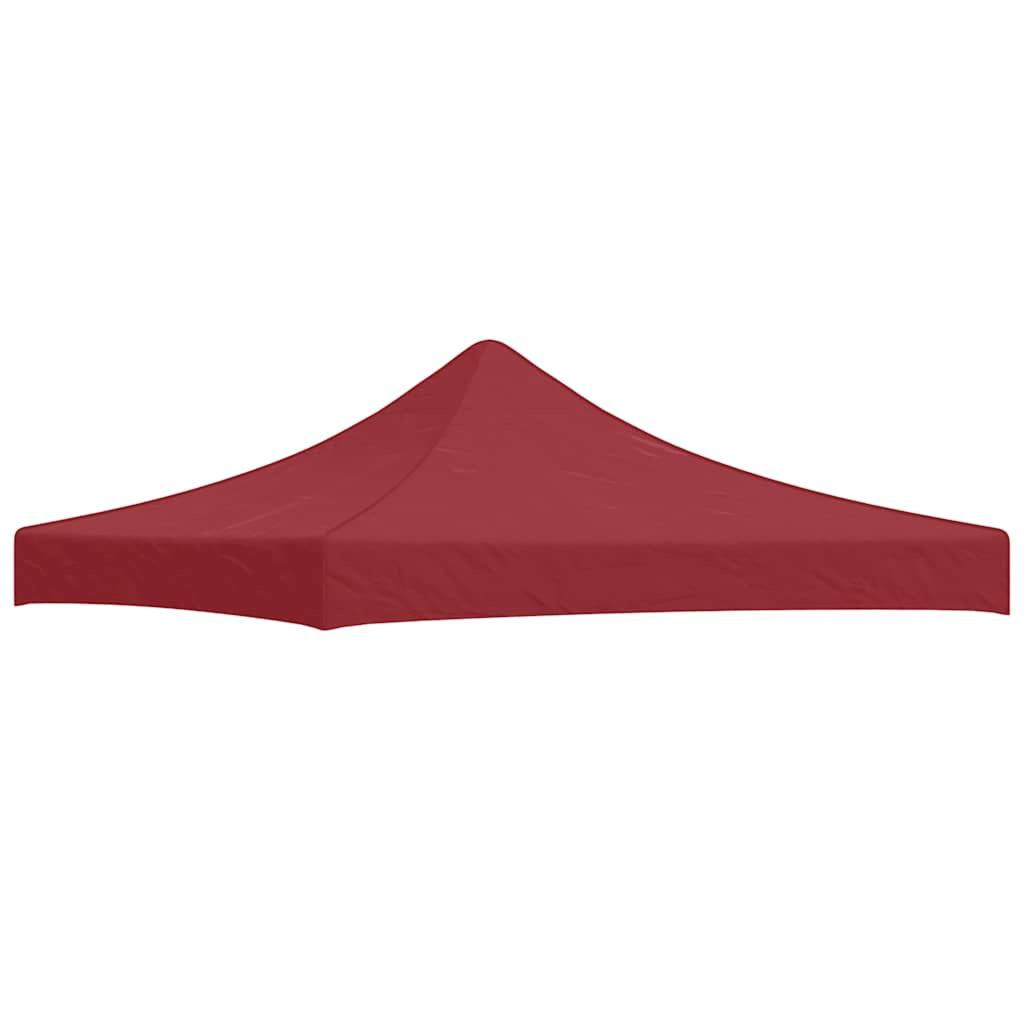 Voir la diapositive 1 : VIDAXL Toit de tente de reception 3x3 m Bordeaux 270 g/m^2