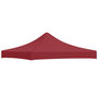Voir la diapositive 1 : VIDAXL Toit de tente de reception 3x3 m Bordeaux 270 g/m^2
