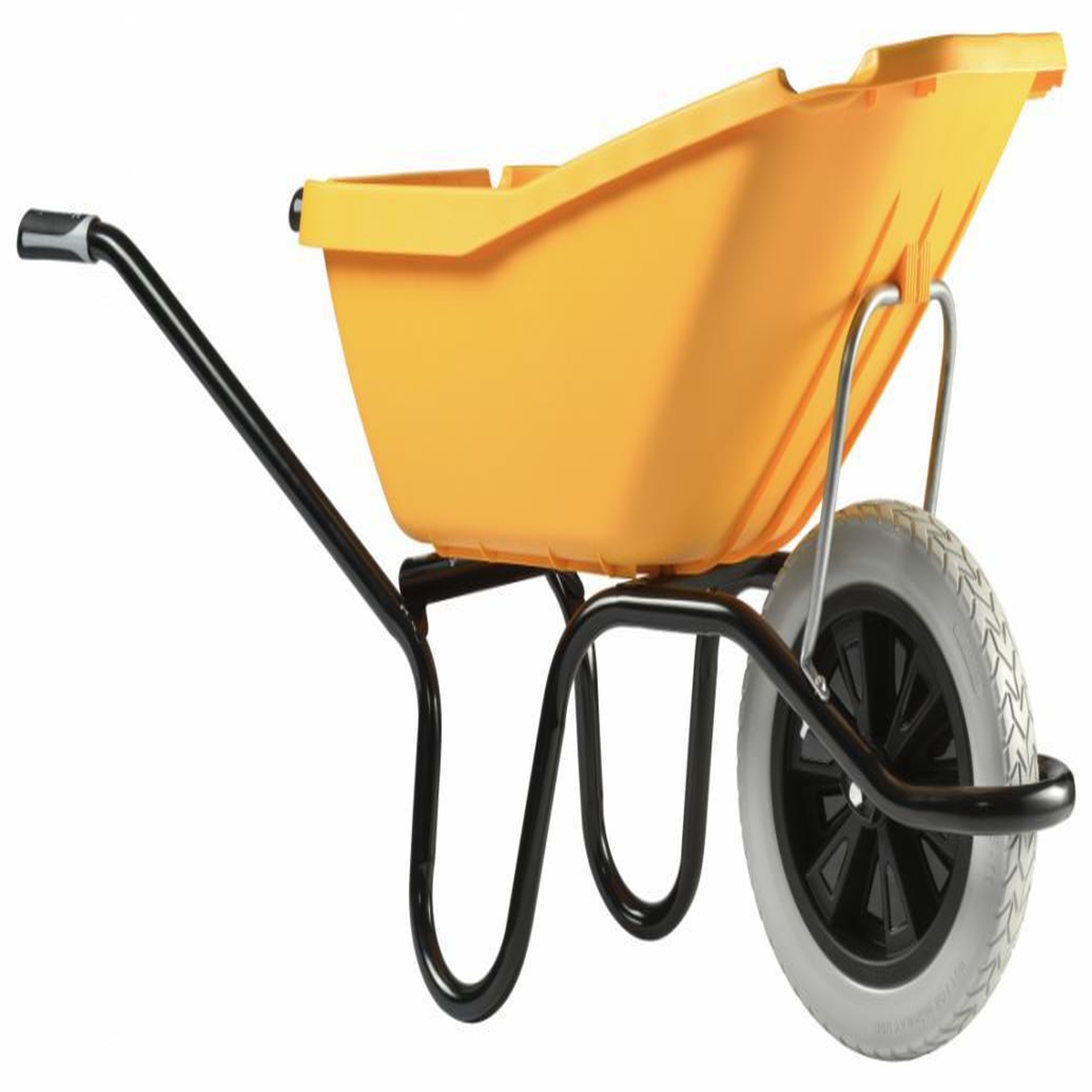 Haemmerlin Brouette Pick up 110L jaune roue increvable racing