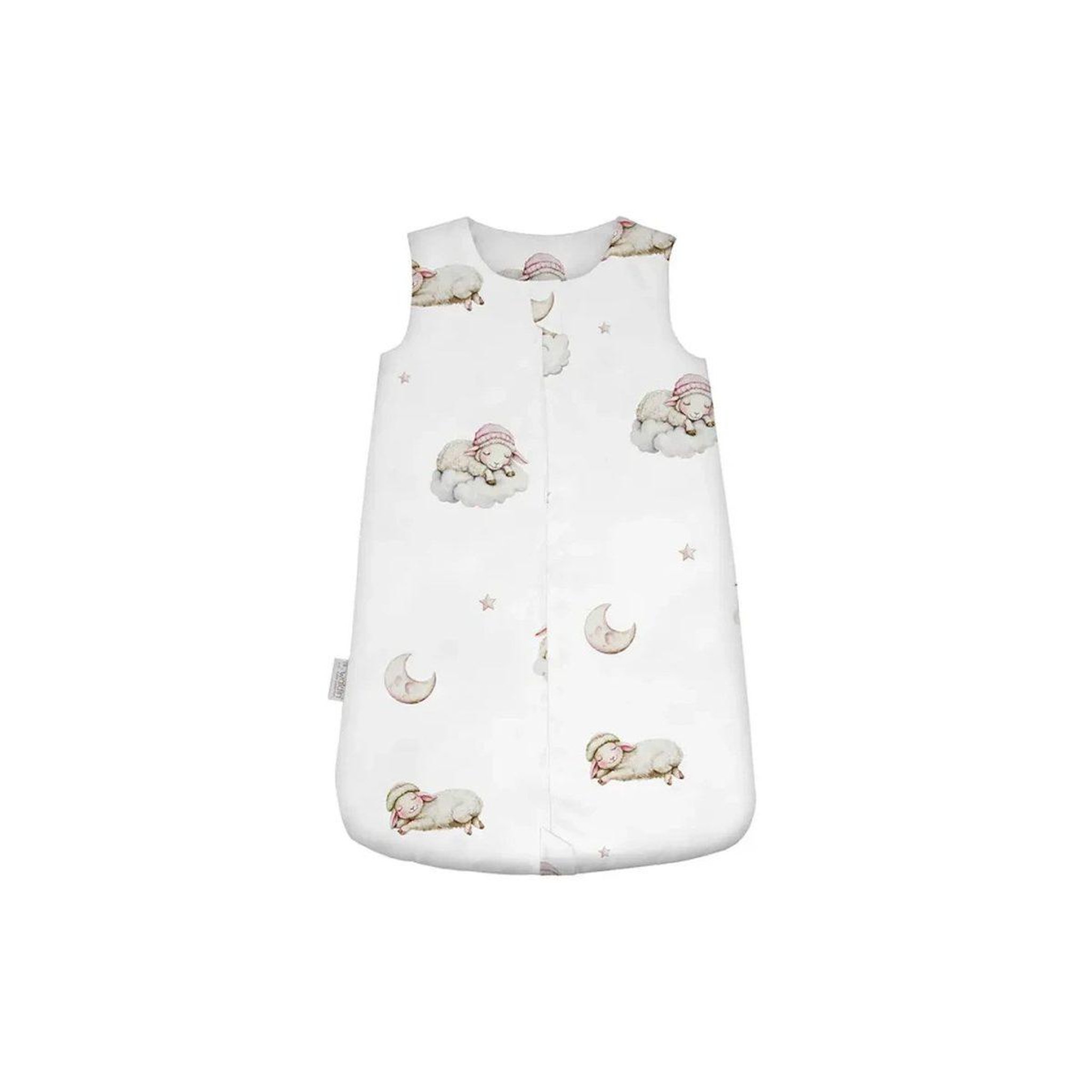 WALDIN Gigoteuse en bambou 40 × 64 cm 2,5 TOG - taille S - motif berceuse, blanc