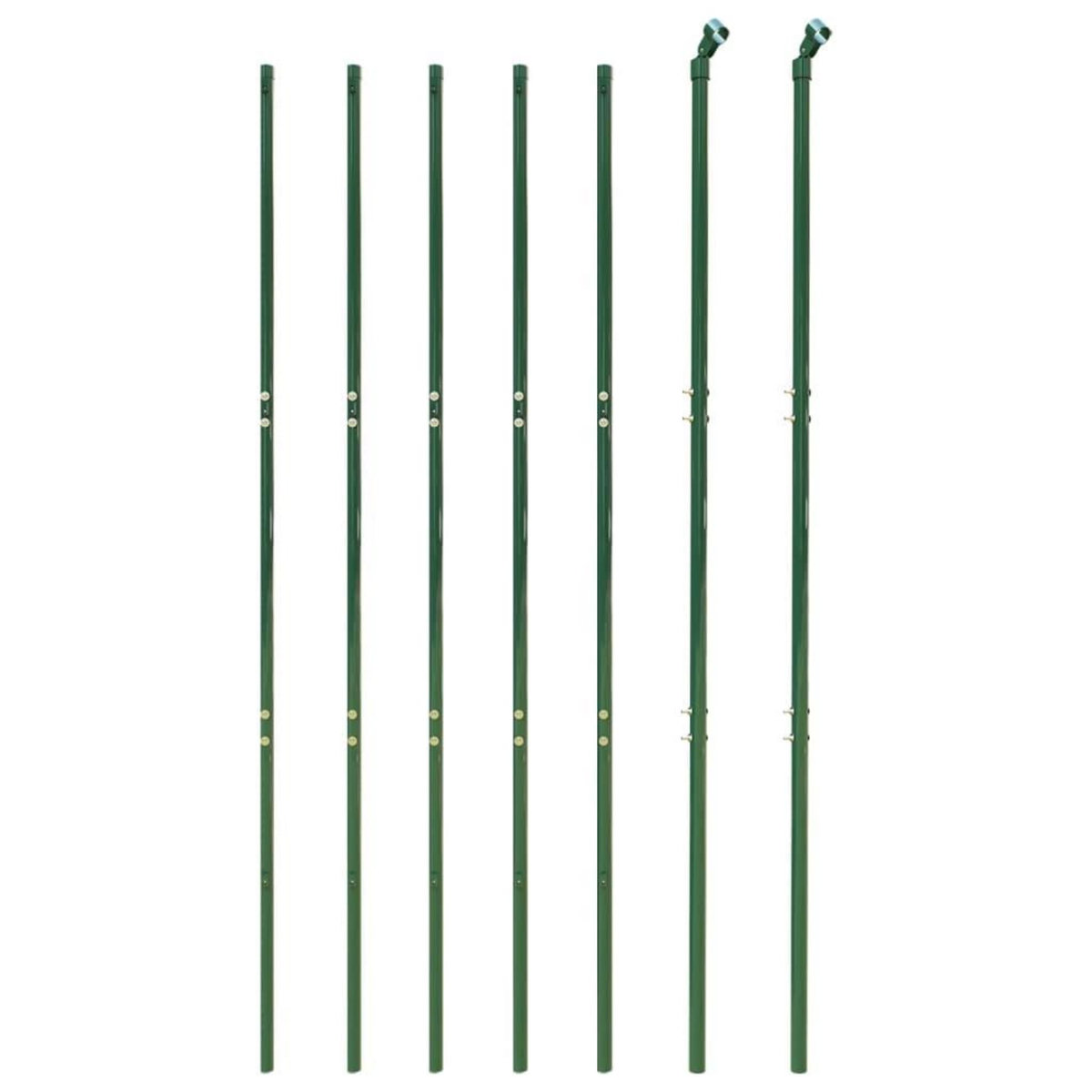 VIDAXL Cloture en treillis metallique vert 1,8x10 m acier galvanise
