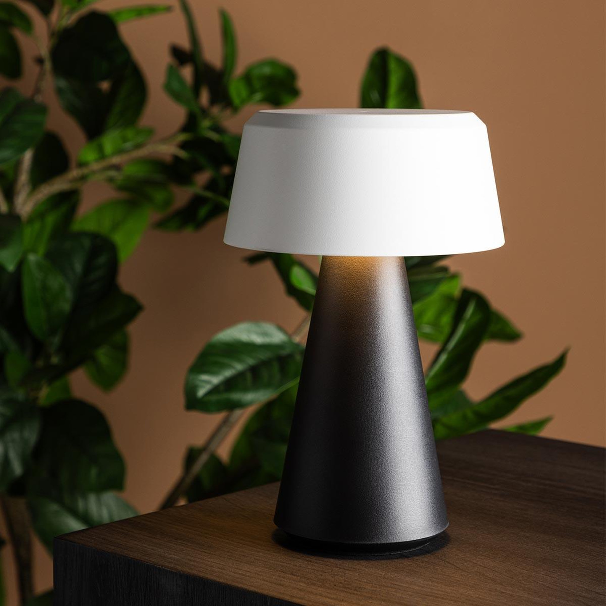 Voir la diapositive 2 : Paris Prix Lampe à poser d'extérieur led  stratford  23cm noir