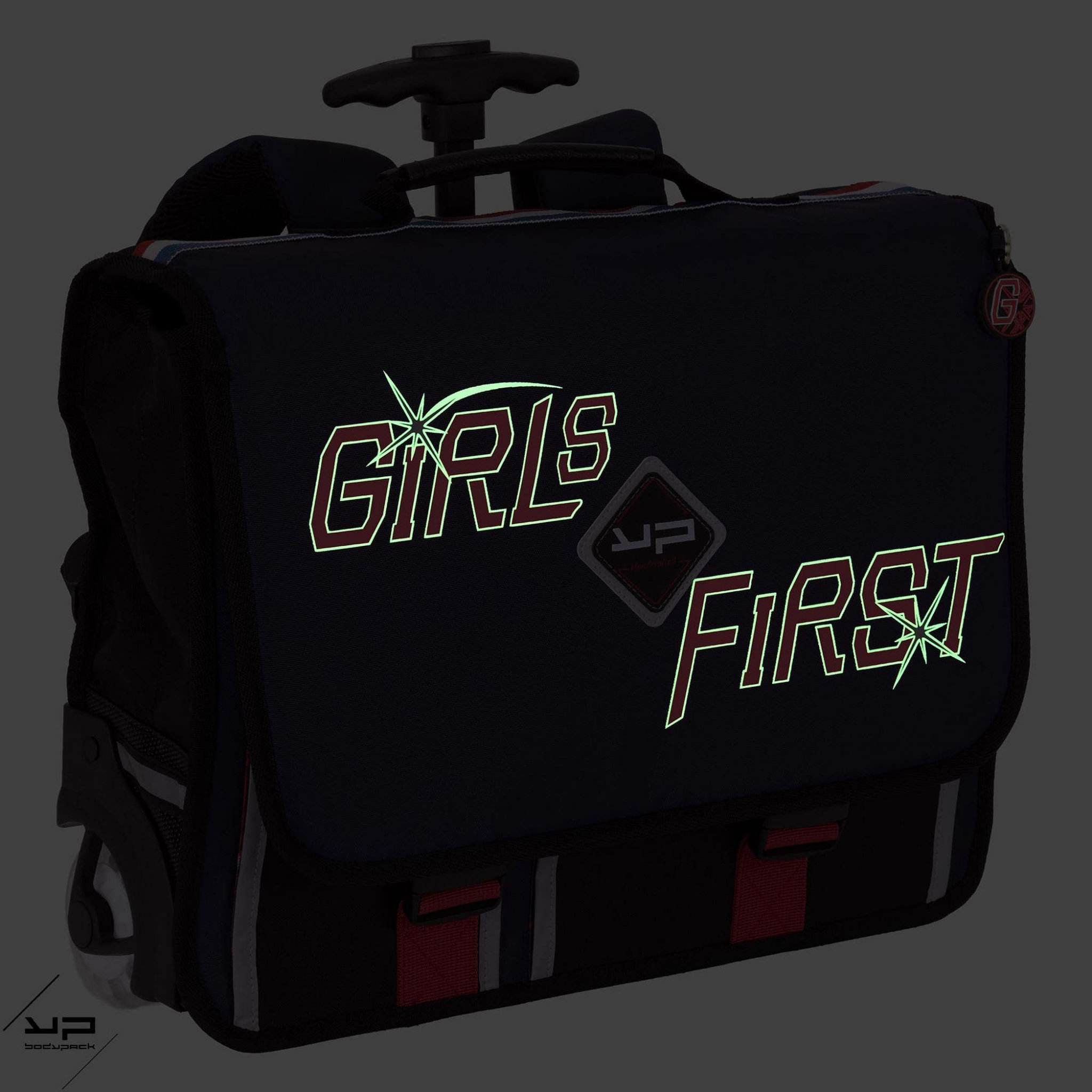 Voir la diapositive 4 : BODYPACK BODYPACK Cartable 41 cm roulettes recyclé Girl First