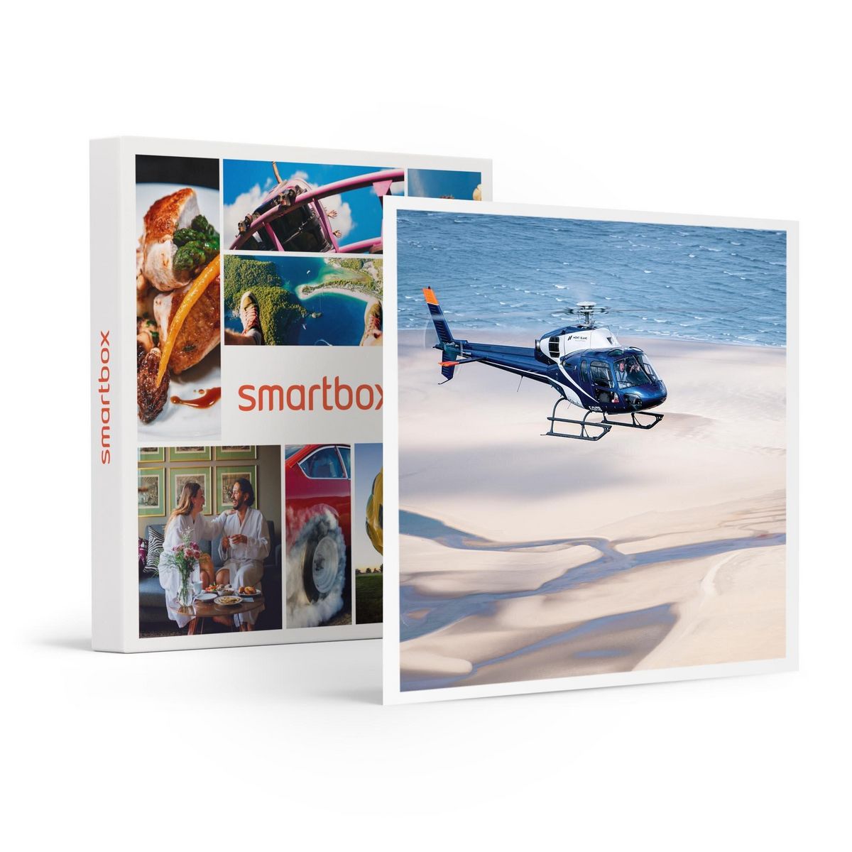 Smartbox Vol en hélicoptère de 20 minutes pour 2 personnes au bassin d'Arcachon - Coffret Cadeau Sport & Aventure