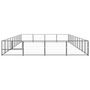 Voir la diapositive 3 : VIDAXL Chenil Noir 40 m² Acier