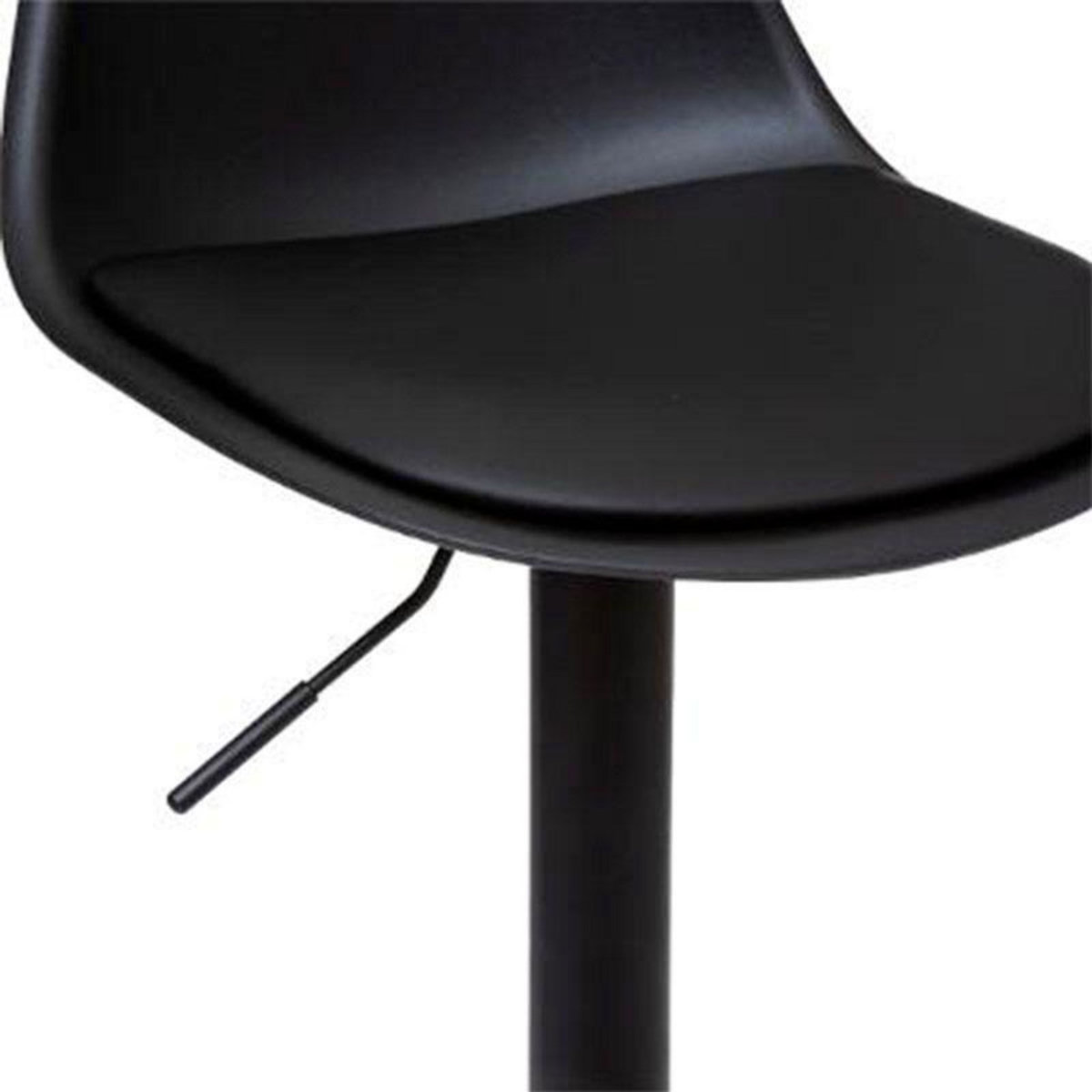  Lot de 2 Chaises de Bar Design  Aiko  103cm Noir