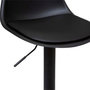 Voir la diapositive 3 :  Lot de 2 Chaises de Bar Design  Aiko  103cm Noir